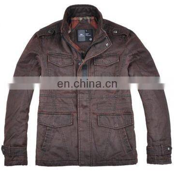 2015 New Leather Motorbike Men Denim Jackets