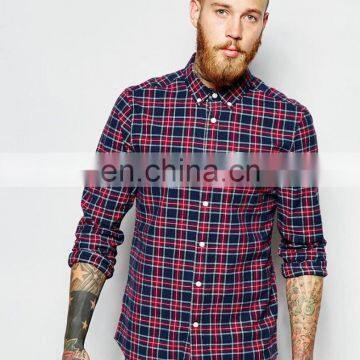 oem wholesale custom fashion man shirts/cheapest plaid shirt/100% cotton fashion plaid shirts