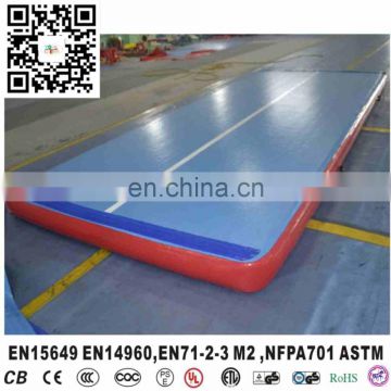 Korea DWF inflatable air gym track tumbling mat,trainning mat tumbling mat