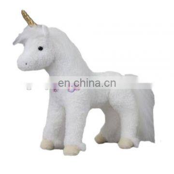 Girls love gift snow white plush Unicorn 12inch tall