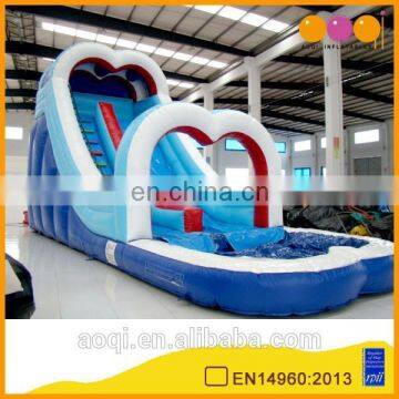 AOQI products hot seller inflatable water slider with free EN14960 certificate