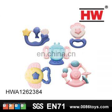 Wholesale baby rattle toys 5pcs