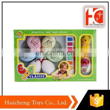 safe non-toxic DIY watercolor painting egg toy kid educational puzzle game for sale