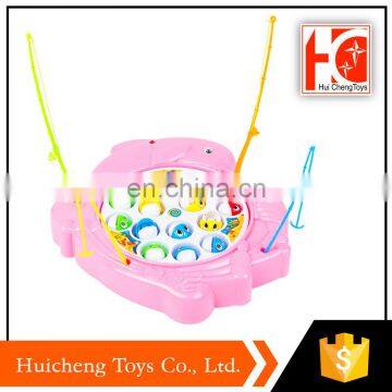 Electric dolphin fishing game islamic toys for children with different color