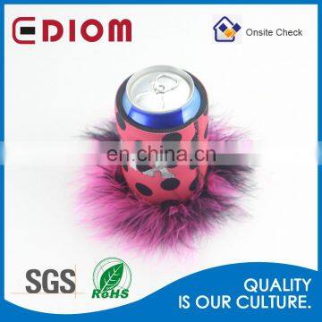 Popular Special Design Hot-selling Eco Friendly Neoprene Sublimation Insulated Cute Fluffy Stubby Holder photo-3