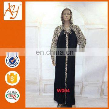 Wholesale dubai abaya high quality long dresses hoodies abaya for women islamic