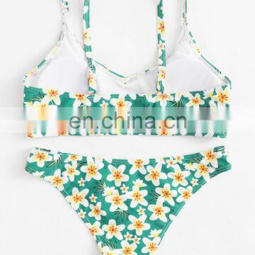 Custom Made Calico Print Cami Bikini Set photo-2