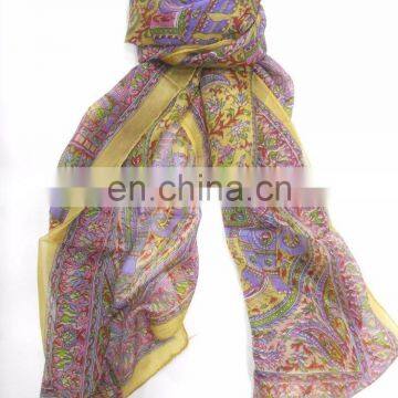 Indian 100% Pure Silk Scarf Stole Wholesale Lot of Silk Scarve Women Gift Summer High Quality Silk Scarf/stoles/wrap Elegant photo-3
