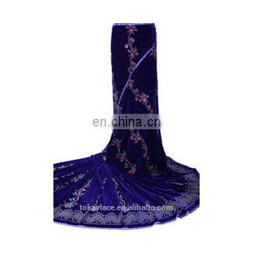 High quality African velvet lace Nigeria laces wholesale