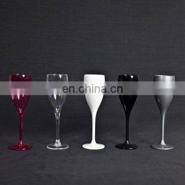 Wholesale plastic champagne glass flute with logo printed