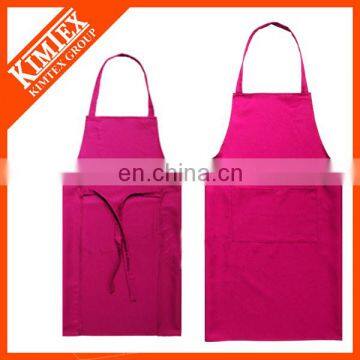 Fancy cheap print or embroider custom kitchen aprons with logo