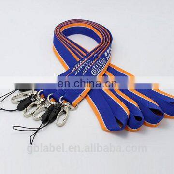 Polyester lanyards with customs logo Neck lanyards Screen printed lanyards for keys