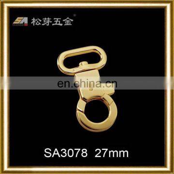 Top quality promotional steel link chain with snap hook