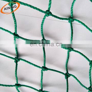 PE polyethylene knotted net tennis / volleyball fence net/ sports ball net