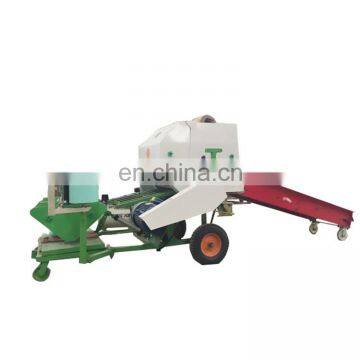 factory price mini corn silage round wrapper baler machine with walking tractor