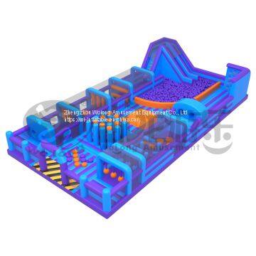 Hot product inflatable Indoor park with slide and ball toys