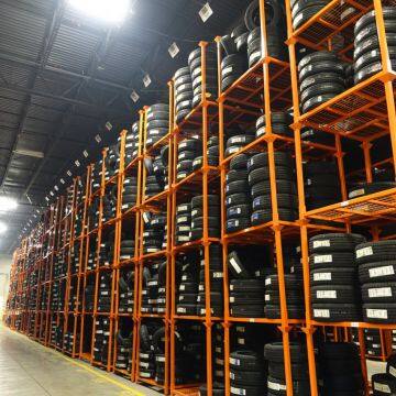 Folding 60X60 Inch Metal PCR Tire Tyre Collapsible Stacking Storage Rack photo-5