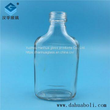 200ml Flat Glass Bottle Directly Sold by the Manufacturer Health Wine Glass Bottle Manufacturer