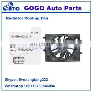 12v DC CAR Radiator A/C Cooling Fan Motor for I 10 GRAND 2015 OEM 25380-B4000