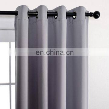 Hot selling 100% polyester ready made one piece blackout curtains