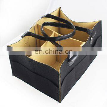 Multi Pockets Medium Size Felt Baby Multi-use Soft Diaper Caddy photo-5