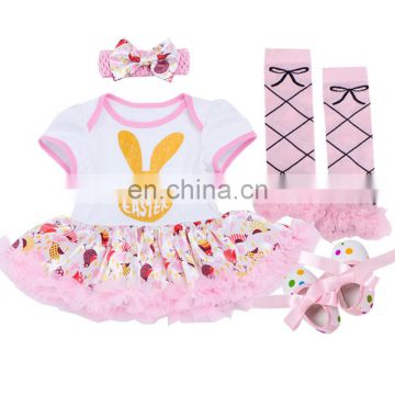 Baby Newborn Clothes Set Girl Suit Easter boutique children clothing Clothing Set 1st Easter Day Cotton