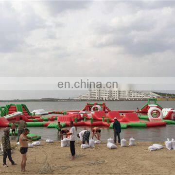 Large Blow Up Water Amusement Park Inflatable Floating Water Park On Lake For Sale photo-6