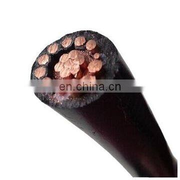 Standard THWN 2/0AWG conductor Copper service Entrance SE Cable gray PVC jacketed Panelboard cable