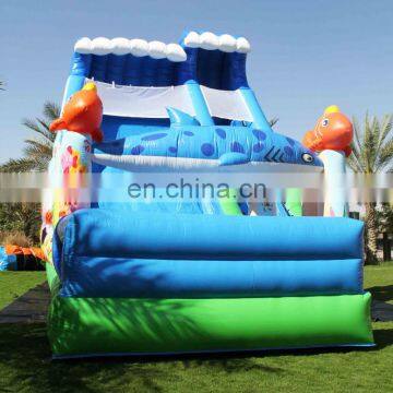Commercial Inflatable Dry Slides Fish Nemo Bouncer Jumping Castle Slide For Children photo-5