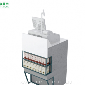 Custom High Quality Retail Convenience Store Cash Table Furniture Free Design Counter Checkouts