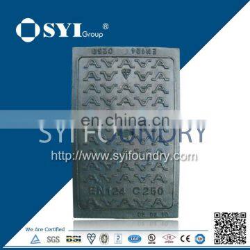 Канальные люки прямоугольные из чугунного сплава photo-2