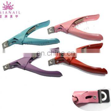 Four Color Acrylic False Nail Art Tips Cutter, Acrylic Nail Cutter Clipper