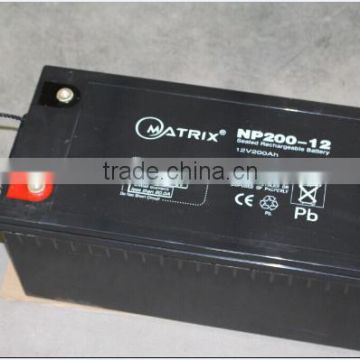 sealed deep cycle gel 12v 200ah solar inverter battery