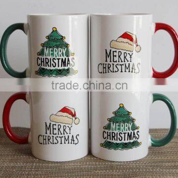 white ceramic custom coffee mugs 11oz