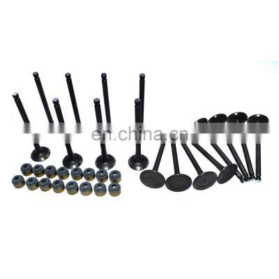 Free Shipping!New 8 x Intake & 8 x Exhaust Valves W/ Valve Stem Seals X16 for Hyundai Kia 2.0L photo-2