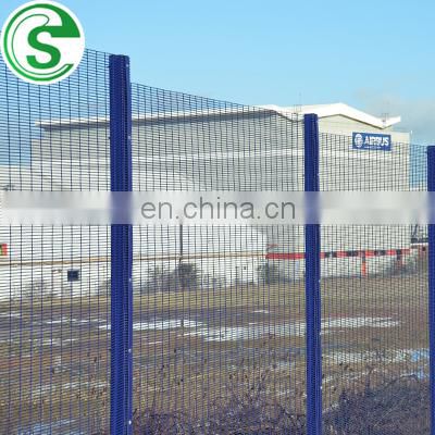 8ft anti-climb security clear vu fencing design 358 anti climb fence