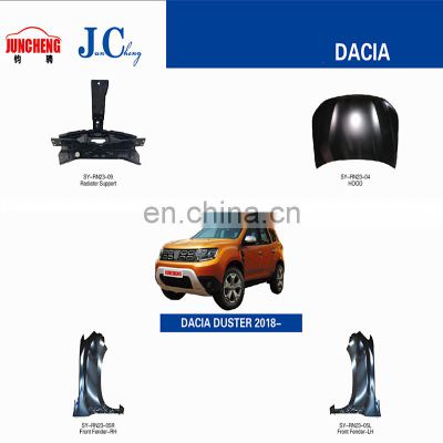 Aftermarket Car fender,radiator,hood for RE-NAULT DACIA DUSTER 2018 Car  body parts,DACIA body kits