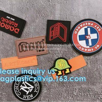 Customize 3D Silicone Patch, Garment Label, Apparel Accessories, Clothing Label Tag, Pvc Patch, Rubber Badge photo-3