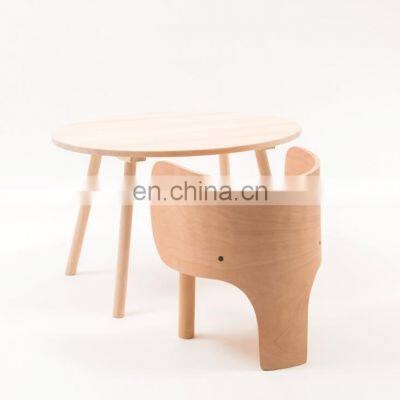 Kids Furniture Montessori Preschool Furniture Wooden Children Table Chair photo-4