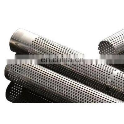 aisi 304 tube  perfoarted stainless steel pipe