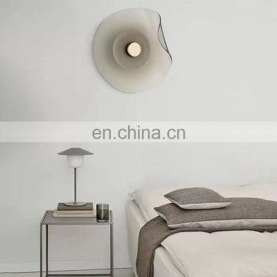 Modern Mininalist Glass Wall Light Decor Bedside Lighting For Living Room Hotel Store LED Wall Lamp