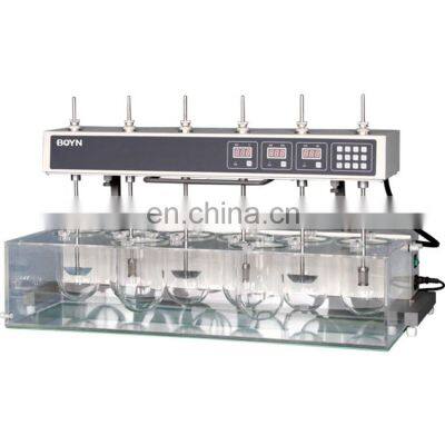 Laboratory 8 vessels Tablet Dissolution Tester apparatus in testing equipment