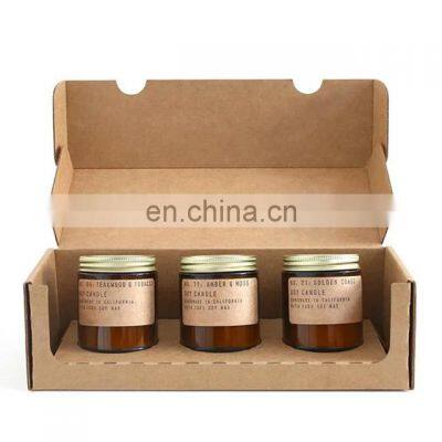 Private Label Custom Home Decoration Healing Crystal Used Luxury Glass Candle Jars Soy Wax Scented Candles With Lid
