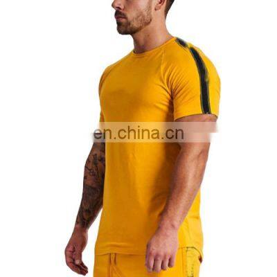 Factory Apparel Custom Tie Dye Short-Sleeved Wholesale Men's Gym T-Shirt Safari Style