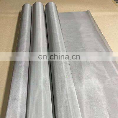 Plain weave 0.1 mm 0.15 mm wire diameter stainless steel woven wire mesh screen