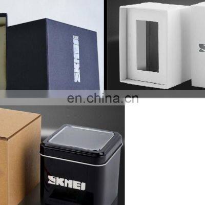 Good Quality Black White Luxury Skmei Watch Paper Packaging Gift Box Inside a Pillow Protect photo-5
