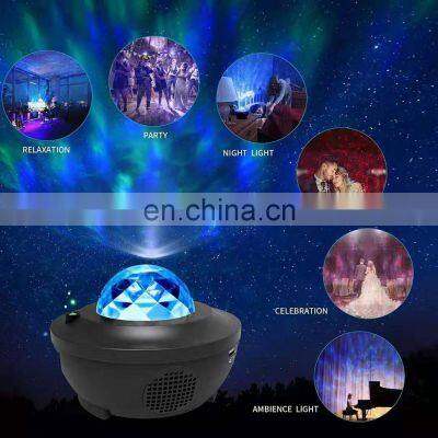 Starry Night Light Projector For Kids Bedroom Star Led Usb Rechargeable Musical Laser photo-4