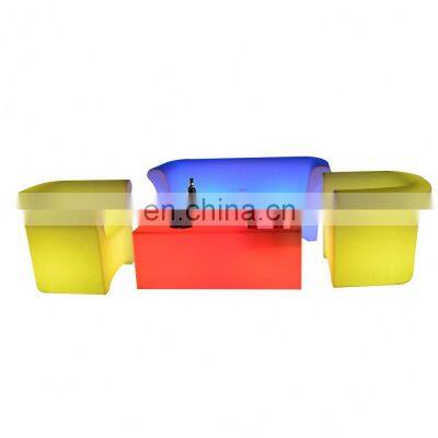 New Style Led Bar Chair Outdoor Waterproof Light Rotational Bar Stools Led Chair Hookah Lounge Furniture Combination Sofa Couch photo-5