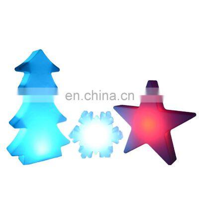 snowman star tree Christmas led light decoration led lanterns Christmas ball wireless cordless holiday light