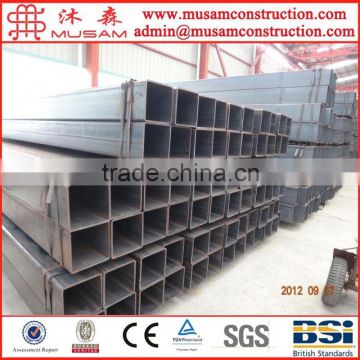 Black rectangular steel pipe truss